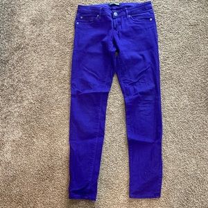 Express purple jeans